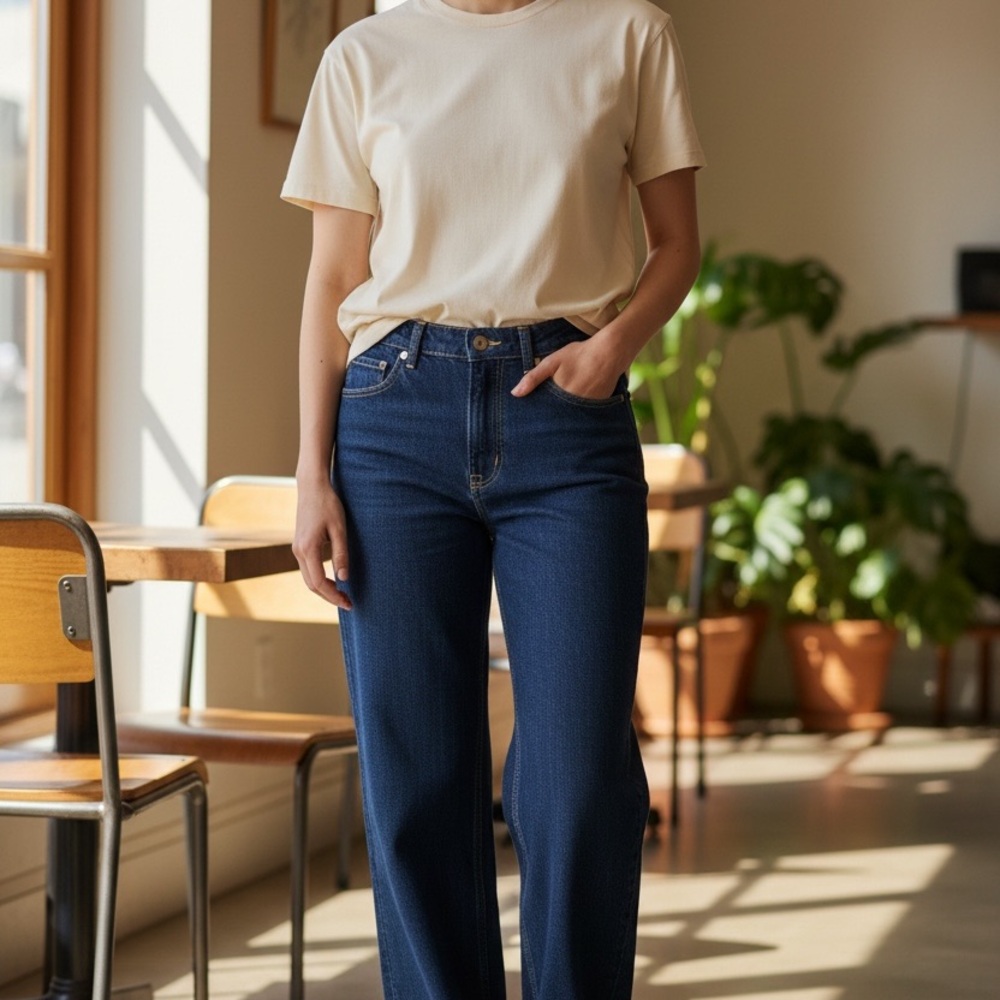 Classic Blue‎ Women's Jeans - Picture 2 of 4